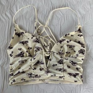 Urban outfitters mushroom crop top